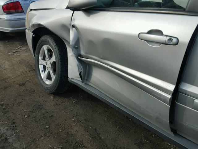 2CNDL73FX76060026 - 2007 CHEVROLET EQUINOX LT SILVER photo 9