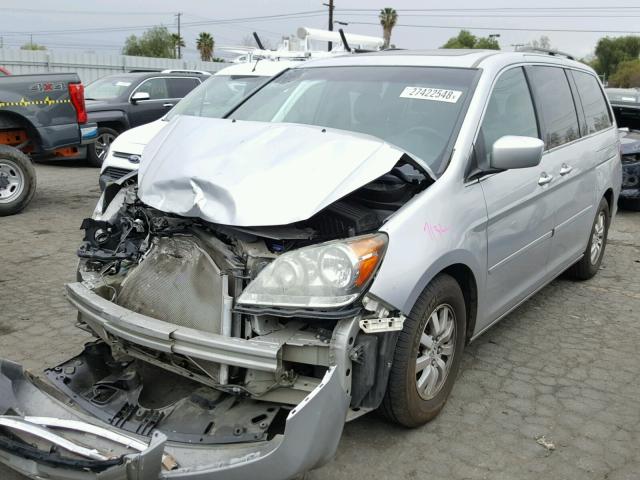 5FNRL3H68AB079039 - 2010 HONDA ODYSSEY EX SILVER photo 2