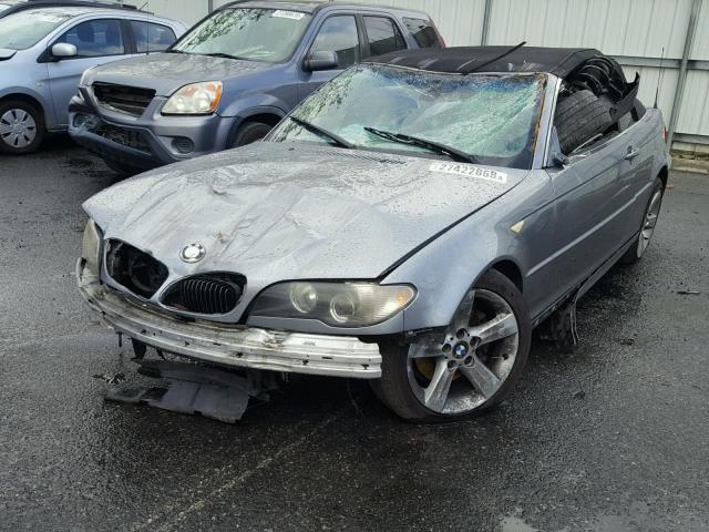 WBABW33424PL30546 - 2004 BMW 325 CI SILVER photo 2