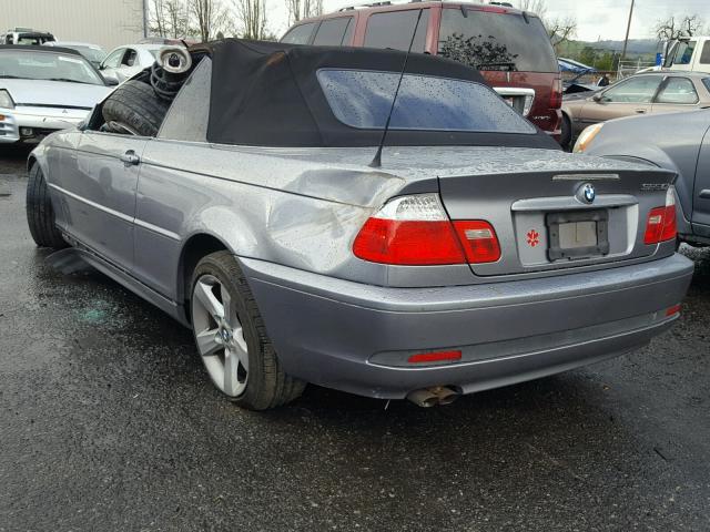 WBABW33424PL30546 - 2004 BMW 325 CI SILVER photo 3