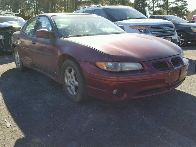 1G2WR5217YF155712 - 2000 PONTIAC GRAND PRIX Tünd qırmızı foto 1