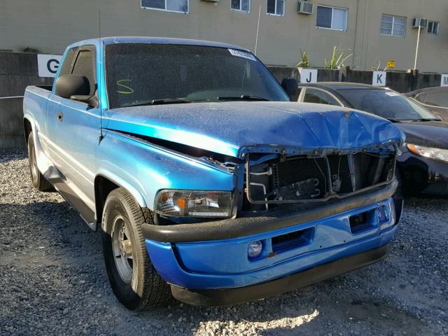 1B7HC13Y9WJ184665 - 1998 DODGE RAM 1500 BLUE photo 1