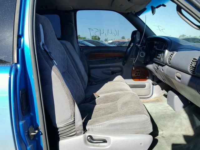 1B7HC13Y9WJ184665 - 1998 DODGE RAM 1500 BLUE photo 5