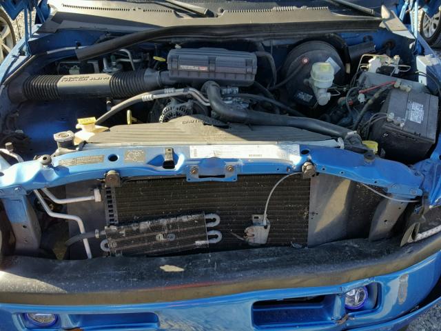 1B7HC13Y9WJ184665 - 1998 DODGE RAM 1500 BLUE photo 7