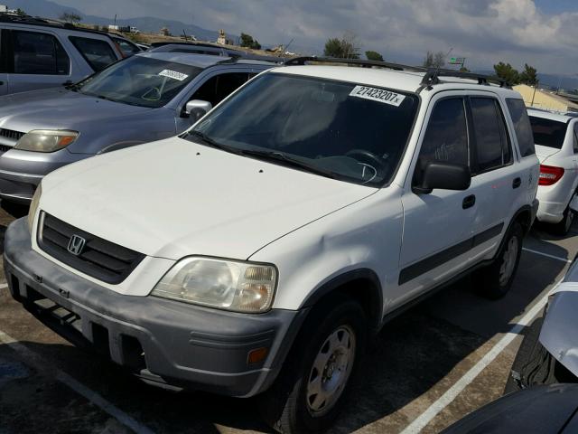 JHLRD2846YS002370 - 2000 HONDA CR-V LX WHITE photo 2