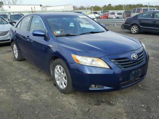 4T1BB46K48U030928 - 2008 TOYOTA CAMRY HYBR BLUE photo 1