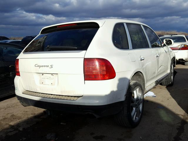 WP1AB29P74LA69605 - 2004 PORSCHE CAYENNE S WHITE photo 4