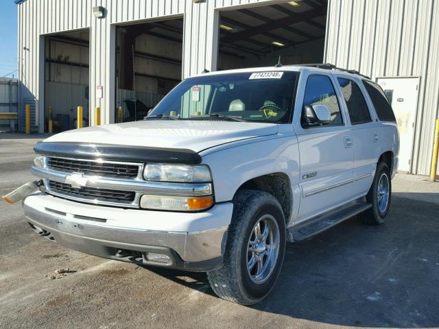 1GNEK13Z43J345778 - 2003 CHEVROLET TAHOE K150 WHITE photo 2