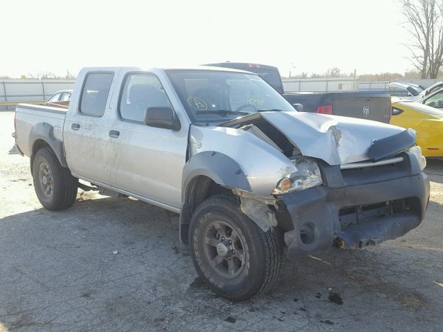 1N6ED27T22C367583 - 2002 NISSAN FRONTIER C SILVER photo 1