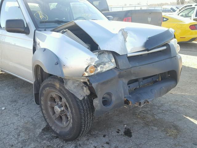 1N6ED27T22C367583 - 2002 NISSAN FRONTIER C SILVER photo 9