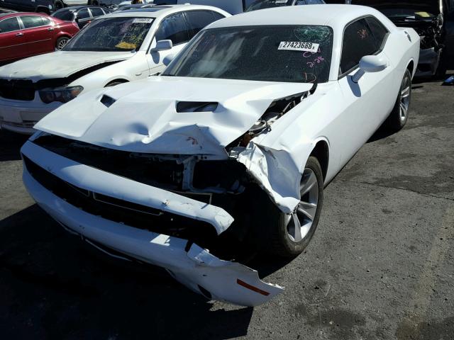 2C3CDZAG1FH912484 - 2015 DODGE CHALLENGER WHITE photo 2