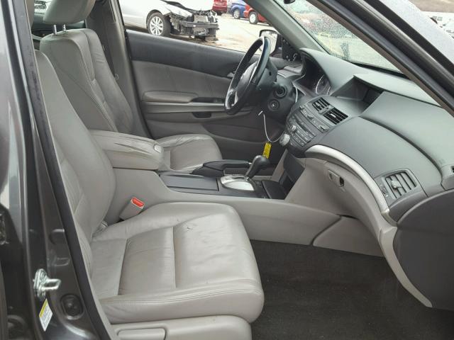 1HGCP26809A118365 - 2009 HONDA ACCORD EXL GRAY photo 5