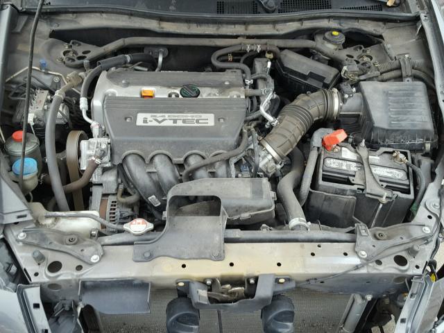 1HGCP26809A118365 - 2009 HONDA ACCORD EXL GRAY photo 7