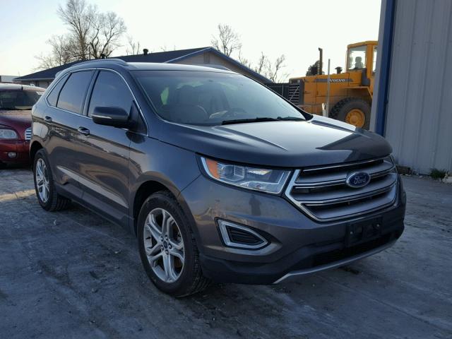 2FMPK4K82GBB44771 - 2016 FORD EDGE TITAN CHARCOAL photo 1