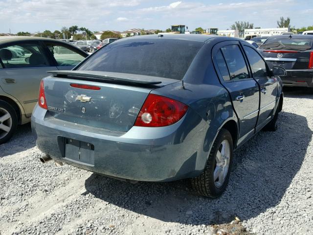 1G1AZ55FX77259111 - 2007 CHEVROLET COBALT LTZ BLUE photo 4