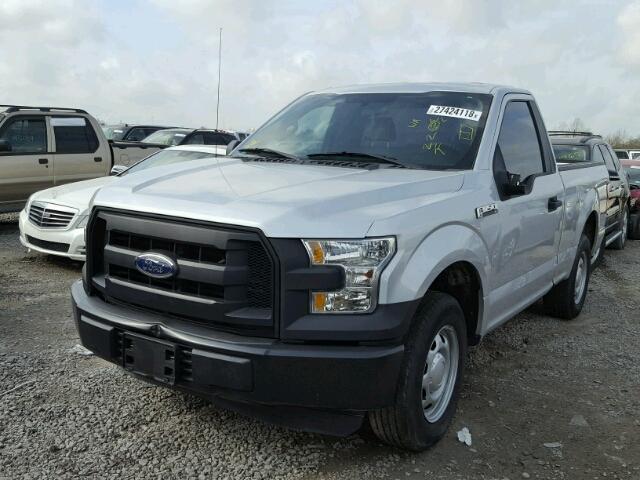 1FTMF1C80FKD84429 - 2015 FORD F150 SILVER photo 2