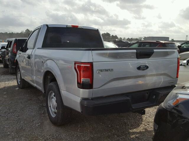 1FTMF1C80FKD84429 - 2015 FORD F150 SILVER photo 3