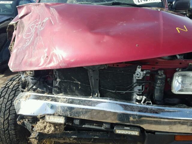 4TAPN62N5TZ143811 - 1996 TOYOTA TACOMA RED photo 7