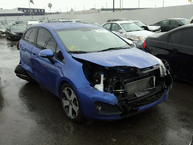 KNADN5A34D6149388 - 2013 KIA RIO EX GREEN photo 1