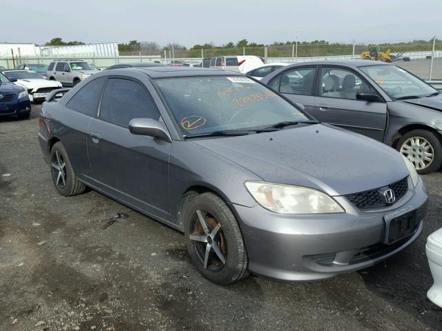 1HGEM229X4L016066 - 2004 HONDA CIVIC EX ნაცრისფერი ფოტო 1