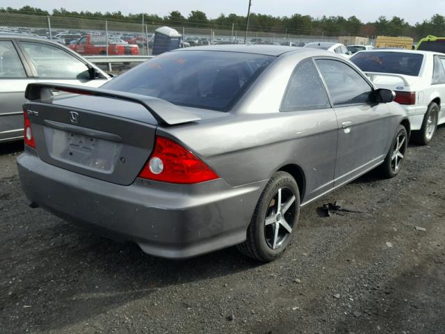1HGEM229X4L016066 - 2004 HONDA CIVIC EX ნაცრისფერი ფოტო 4