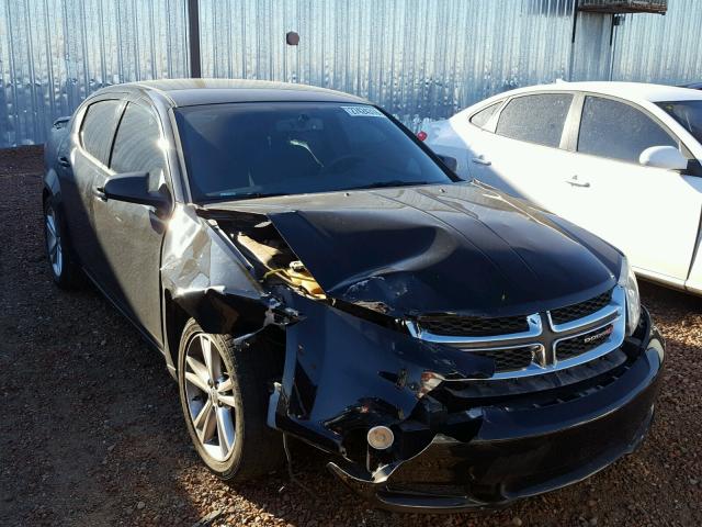 1C3CDZAG9CN271006 - 2012 DODGE AVENGER SE BLACK photo 1