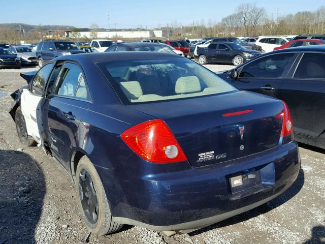 1G2ZF57B684109517 - 2008 PONTIAC G6 VALUE L BLUE photo 3