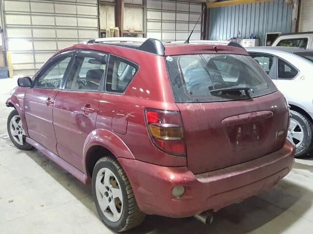 5Y2SL65836Z442132 - 2006 PONTIAC VIBE RED photo 3