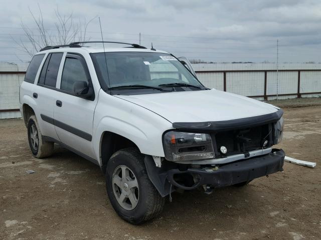 1GNDT13S052277200 - 2005 CHEVROLET TRAILBLAZE WHITE photo 1