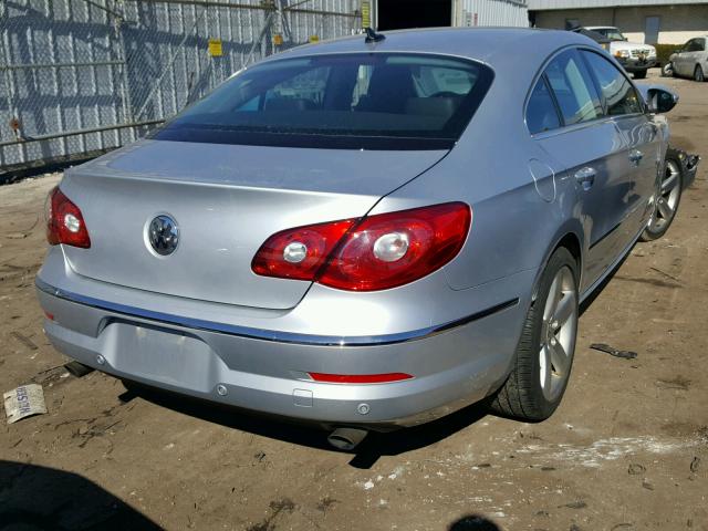 WVWGU73C99E538858 - 2009 VOLKSWAGEN CC VR6 4MO SILVER photo 4