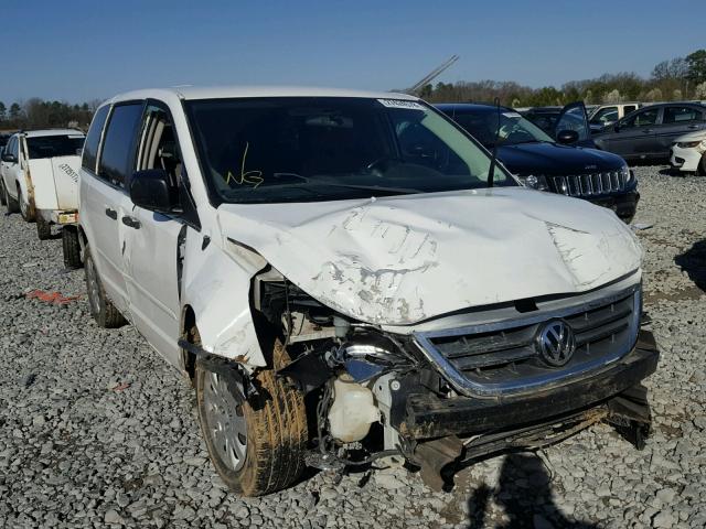 2V8HW44149R559389 - 2009 VOLKSWAGEN ROUTAN S WHITE photo 1