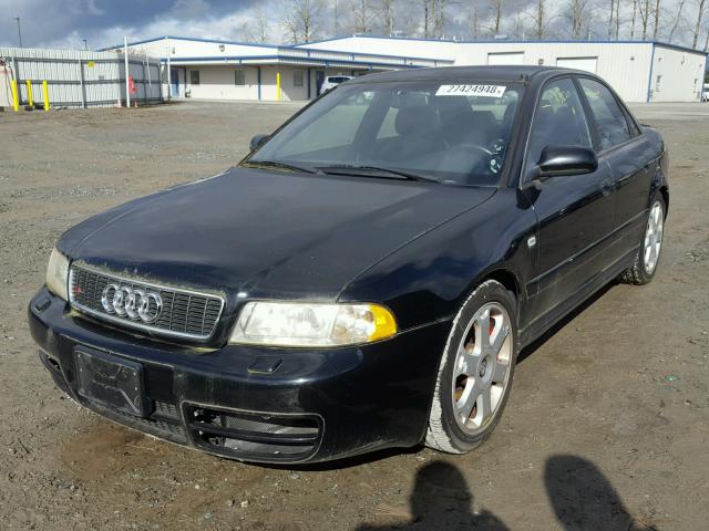 WAUDD68D5YA188016 - 2000 AUDI S4 BLACK photo 2