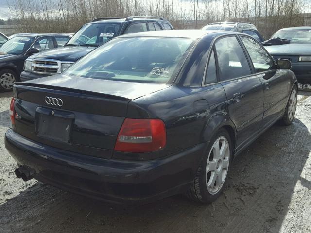 WAUDD68D5YA188016 - 2000 AUDI S4 BLACK photo 4