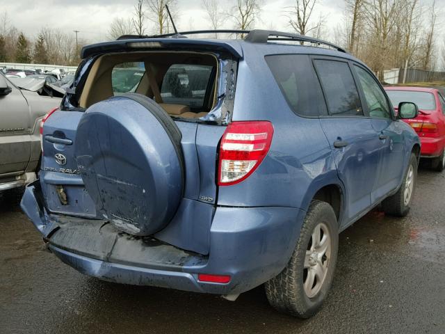 JTMBF4DV2A5019562 - 2010 TOYOTA RAV4 BLUE photo 4