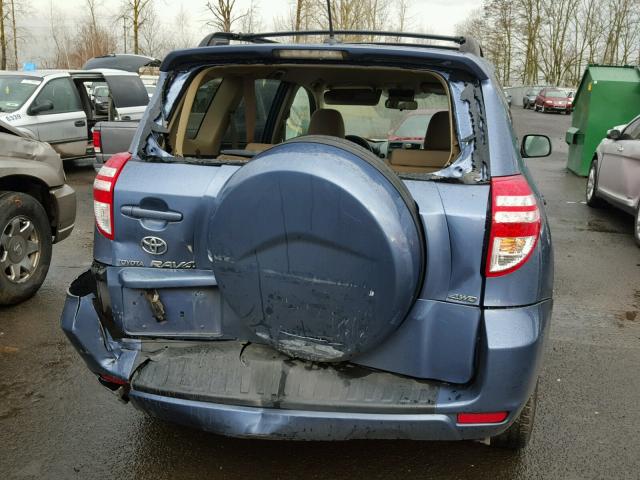 JTMBF4DV2A5019562 - 2010 TOYOTA RAV4 BLUE photo 9