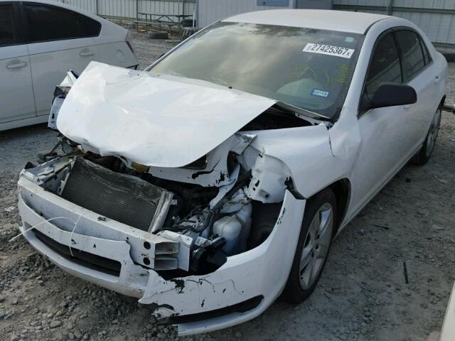 1G1ZA5EU1CF360742 - 2012 CHEVROLET MALIBU LS WHITE photo 2