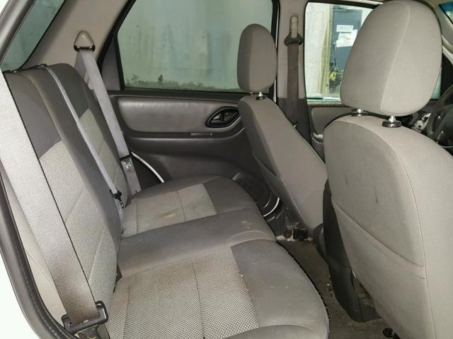 1FMYU93185KC90642 - 2005 FORD ESCAPE XLT WHITE photo 6