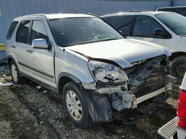 JHLRD78856C062891 - 2006 HONDA CR-V EX SILVER photo 1