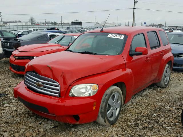 3GNCA23B59S549693 - 2009 CHEVROLET HHR LT RED photo 2