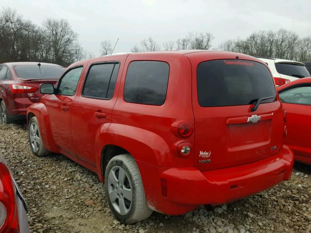 3GNCA23B59S549693 - 2009 CHEVROLET HHR LT RED photo 3