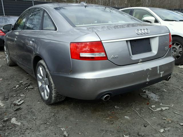 WAUDL74F66N038244 - 2006 AUDI A6 4.2 QUA SILVER photo 3