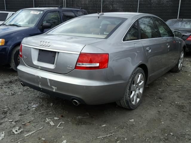 WAUDL74F66N038244 - 2006 AUDI A6 4.2 QUA SILVER photo 4