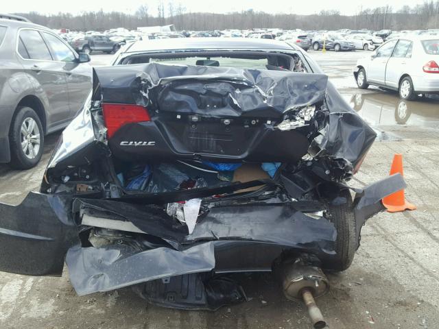 2HGFA16577H310945 - 2007 HONDA CIVIC LX BLUE photo 9