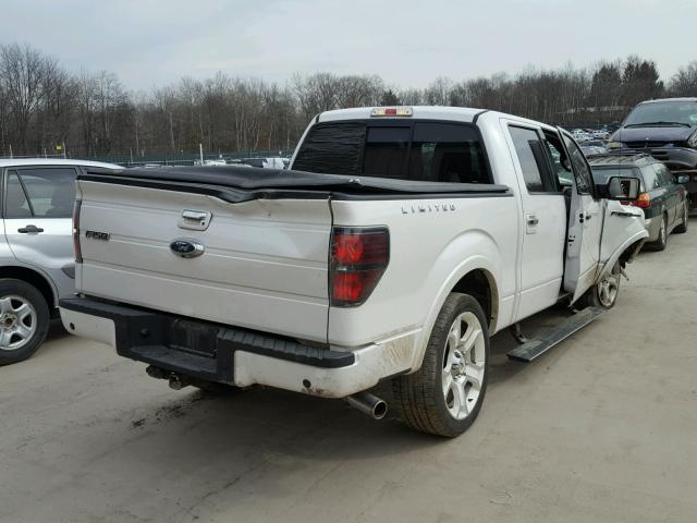 1FTFW1E63BFB51006 - 2011 FORD F150 SUPER WHITE photo 4