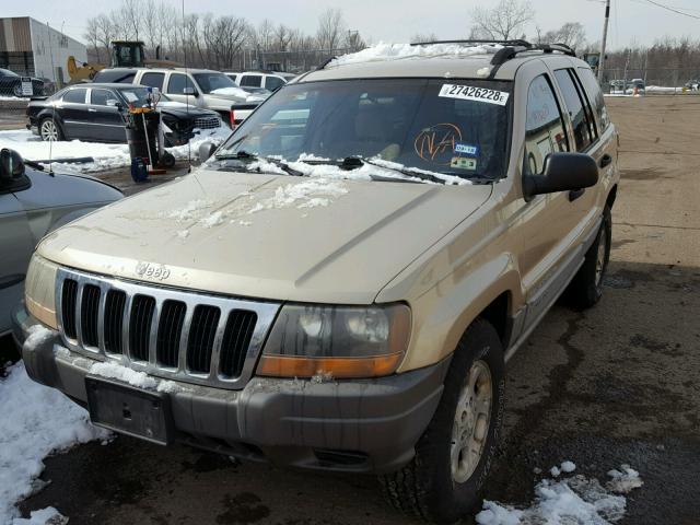 1J4G258S7XC660308 - 1999 JEEP GRAND CHER TAN photo 2