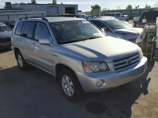 JTEGF21A530107996 - 2003 TOYOTA HIGHLANDER SILVER photo 1