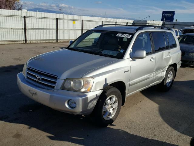 JTEGF21A530107996 - 2003 TOYOTA HIGHLANDER SILVER photo 2