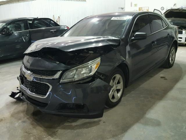 1G11B5SL4EF292350 - 2014 CHEVROLET MALIBU LS GRAY photo 2
