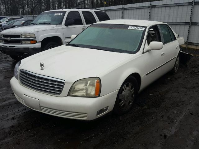 1G6KD54Y74U198409 - 2004 CADILLAC DEVILLE WHITE photo 2