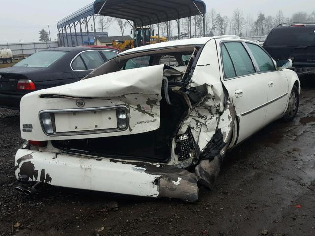 1G6KD54Y74U198409 - 2004 CADILLAC DEVILLE WHITE photo 4